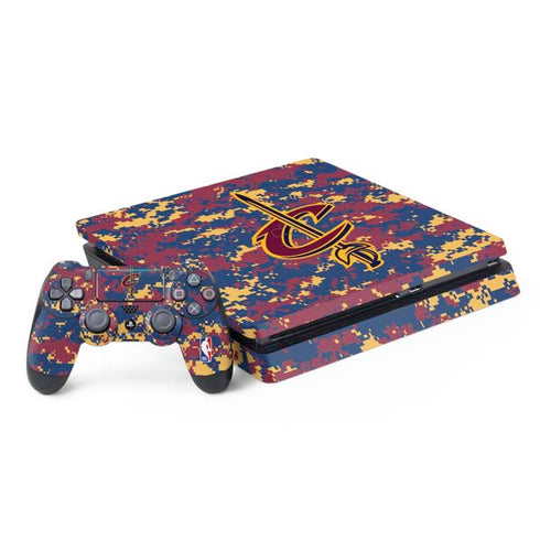 NBA Cleveland Cavaliers Digi Camo PS4 Slim Bundle Skin
