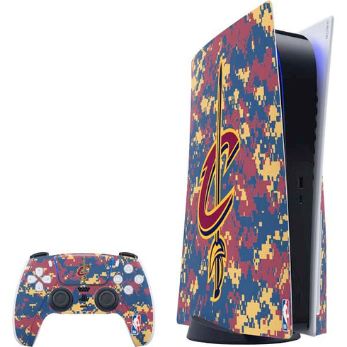 NBA Cleveland Cavaliers Digi Camo PS5 Bundle Skin