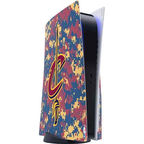 NBA Cleveland Cavaliers Digi Camo PS5 Console Skin