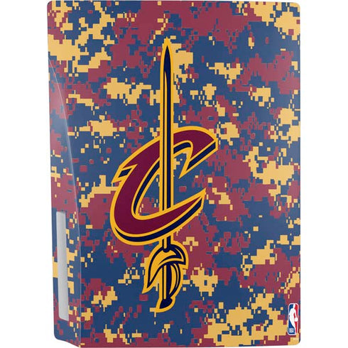 NBA Cleveland Cavaliers Digi Camo PS5 Console Skin