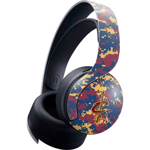 NBA Cleveland Cavaliers Digi Camo PULSE 3D Wireless Headset for PS5 Skin
