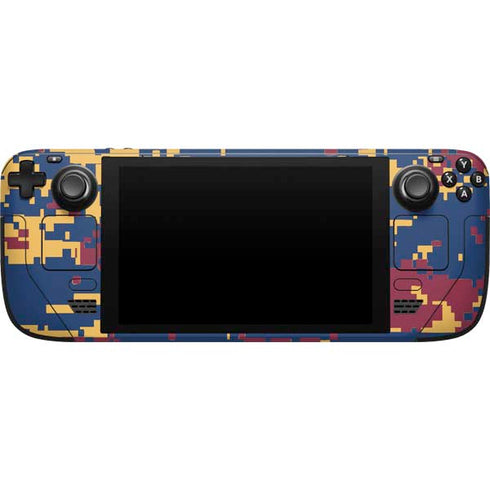 NBA Cleveland Cavaliers Digi Camo Steam Deck Handheld Gaming Computer Skin