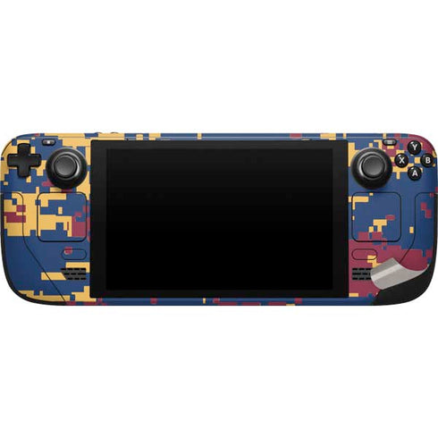 NBA Cleveland Cavaliers Digi Camo Steam Deck Handheld Gaming Computer Skin