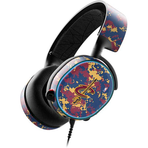 NBA Cleveland Cavaliers Digi Camo SteelSeries Arctis 3 Skin