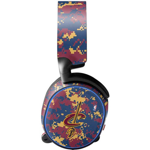 NBA Cleveland Cavaliers Digi Camo SteelSeries Arctis 3 Skin