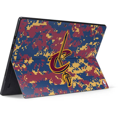 NBA Cleveland Cavaliers Digi Camo Surface Pro 7 Skin