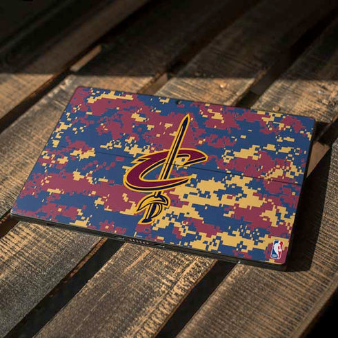 NBA Cleveland Cavaliers Digi Camo Surface Pro 7 Skin
