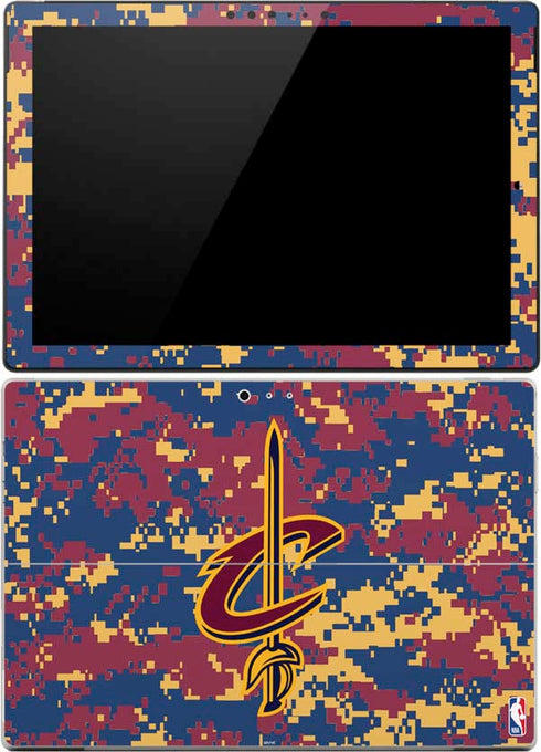 NBA Cleveland Cavaliers Digi Camo Surface Pro (2017) Skin