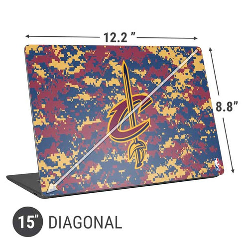 NBA Cleveland Cavaliers Digi Camo Universal Laptop 15in (12.2 x 8.8in) Skin