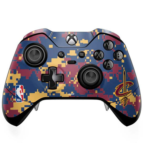 NBA Cleveland Cavaliers Digi Camo Xbox One Elite Controller Skin