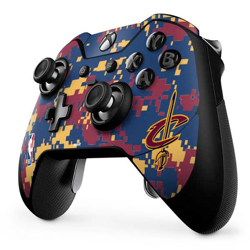 NBA Cleveland Cavaliers Digi Camo Xbox One Elite Controller Skin