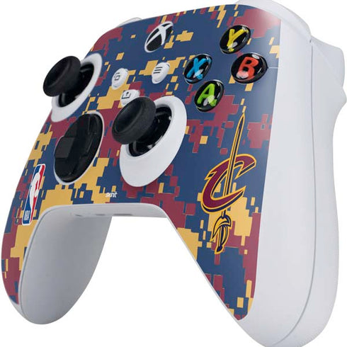 NBA Cleveland Cavaliers Digi Camo Xbox Series S Controller Skin