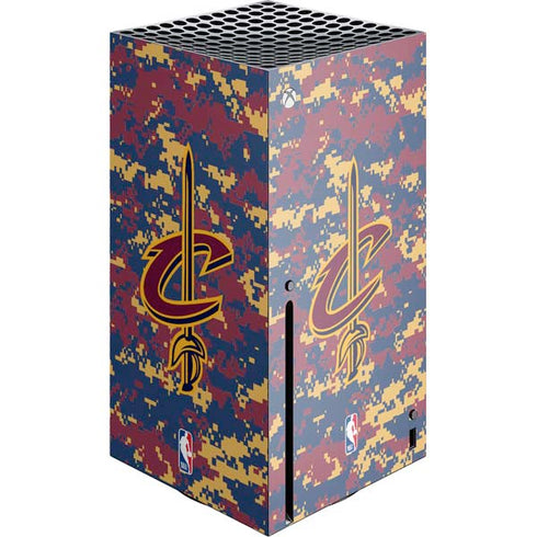 NBA Cleveland Cavaliers Digi Camo Xbox Series X Console Skin