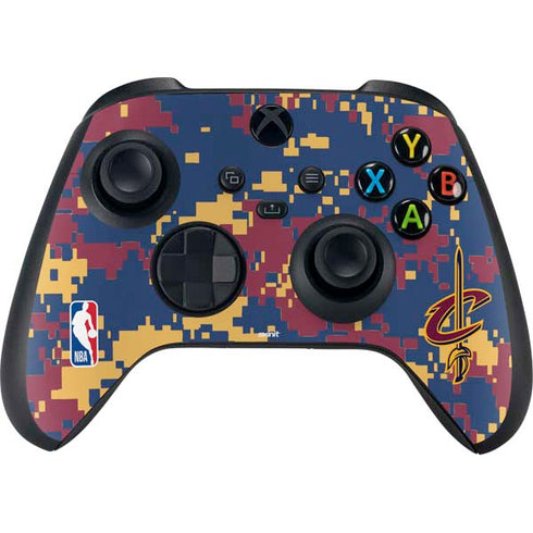 NBA Cleveland Cavaliers Digi Camo Xbox Series X Controller Skin