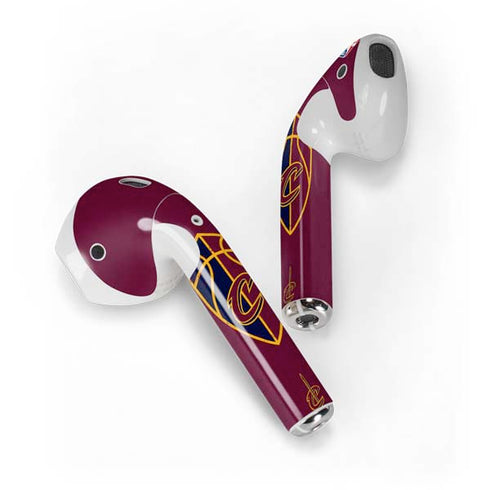 NBA Cleveland Cavaliers Distressed Apple AirPods Skin