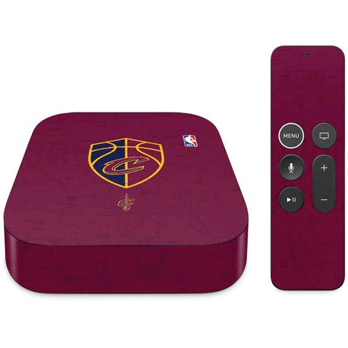 NBA Cleveland Cavaliers Distressed Apple TV Skin