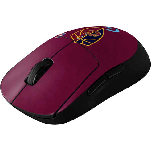 NBA Cleveland Cavaliers Distressed G Pro Wireless Gaming Mouse Skin