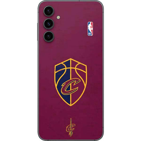 NBA Cleveland Cavaliers Distressed Galaxy A14 5G Skin