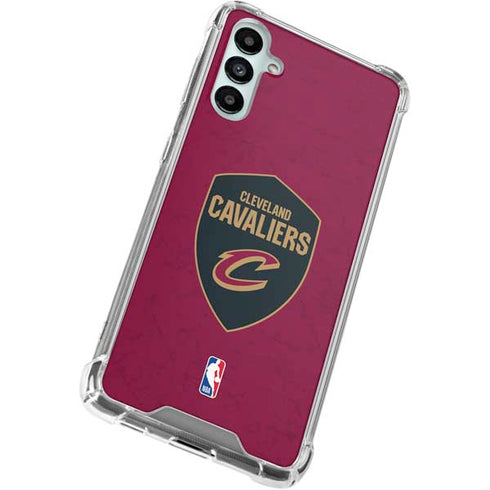 NBA Cleveland Cavaliers Distressed Galaxy A15 5G Clear Case