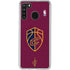 NBA Cleveland Cavaliers Distressed Galaxy A21 Clear Case