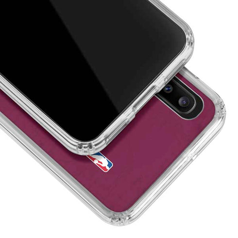 NBA Cleveland Cavaliers Distressed Galaxy A30 Clear Case
