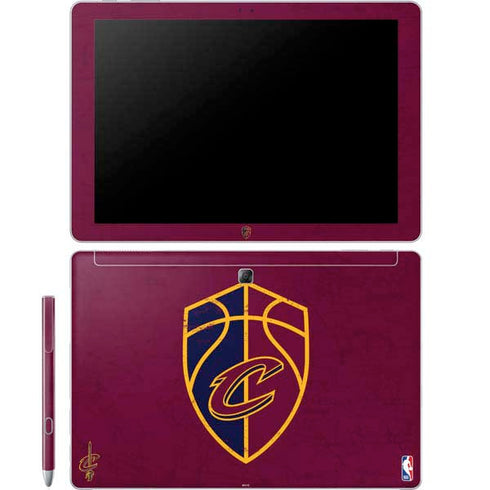 NBA Cleveland Cavaliers Distressed Galaxy Book 12in Skin