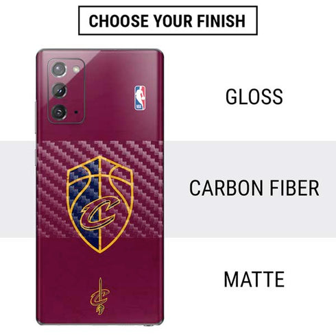 NBA Cleveland Cavaliers Distressed Galaxy Note20 5G Skin