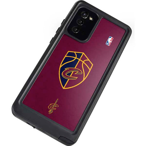NBA Cleveland Cavaliers Distressed Galaxy Note20 5G Waterproof Case