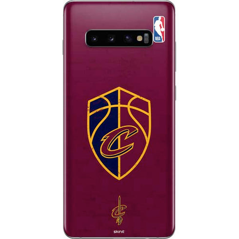 NBA Cleveland Cavaliers Distressed Galaxy S10 Plus Skin
