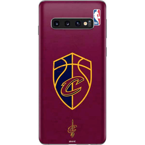 NBA Cleveland Cavaliers Distressed Galaxy S10 Skin