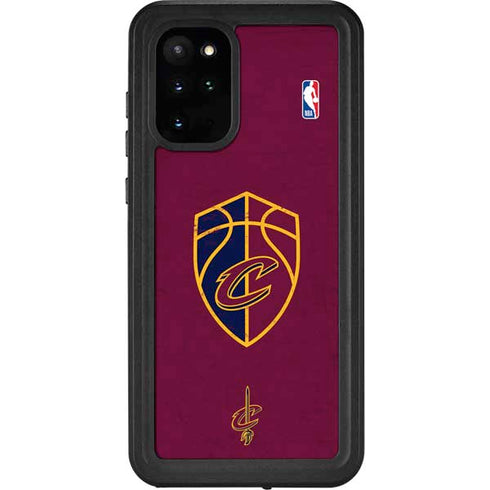 NBA Cleveland Cavaliers Distressed Galaxy S20 Plus Waterproof Case