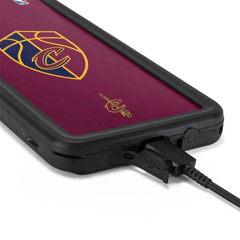 NBA Cleveland Cavaliers Distressed Galaxy S20 Plus Waterproof Case