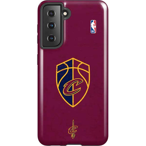 NBA Cleveland Cavaliers Distressed Galaxy S21 5G Pro Case