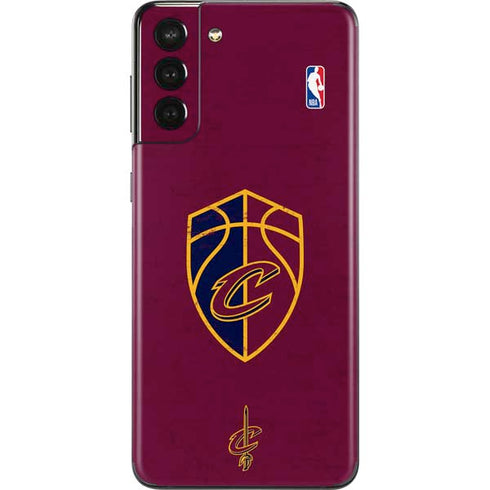NBA Cleveland Cavaliers Distressed Galaxy S21 Plus 5G Skin