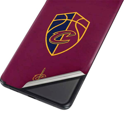 NBA Cleveland Cavaliers Distressed Galaxy S21 Ultra 5G Skin