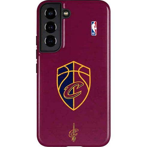 NBA Cleveland Cavaliers Distressed Galaxy S22 Pro Case