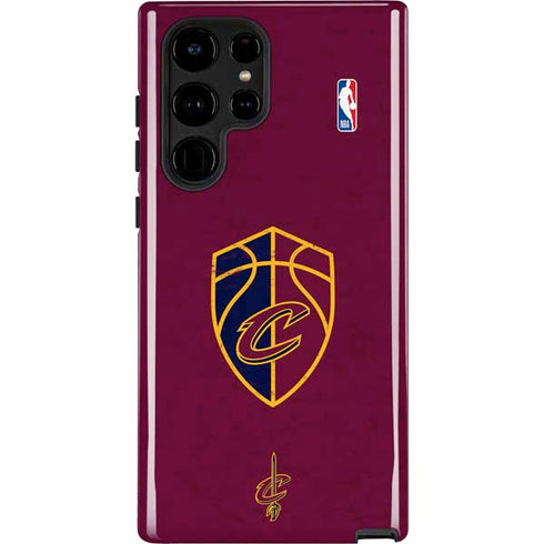 NBA Cleveland Cavaliers Distressed Galaxy S22 Ultra Pro Case