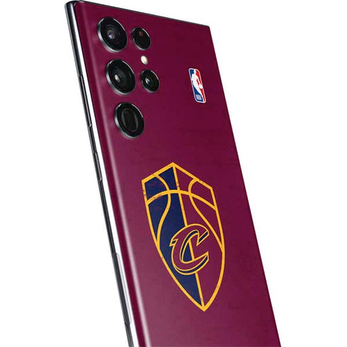 NBA Cleveland Cavaliers Distressed Galaxy S22 Ultra Skin