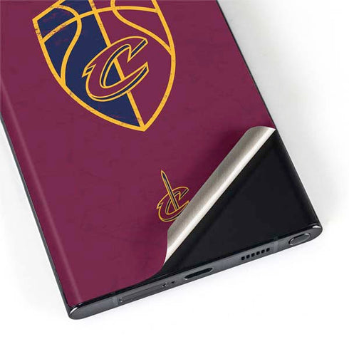 NBA Cleveland Cavaliers Distressed Galaxy S22 Ultra Skin