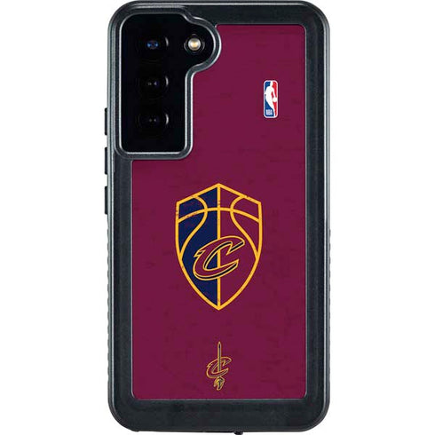 NBA Cleveland Cavaliers Distressed Galaxy S23 Plus Waterproof Case
