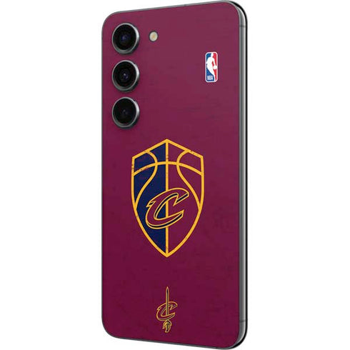 NBA Cleveland Cavaliers Distressed Galaxy S23 Skin