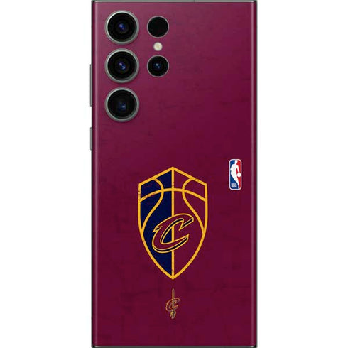 NBA Cleveland Cavaliers Distressed Galaxy S23 Ultra Skin