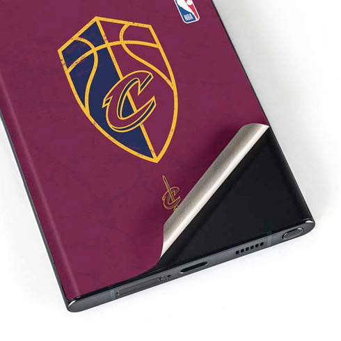 NBA Cleveland Cavaliers Distressed Galaxy S23 Ultra Skin