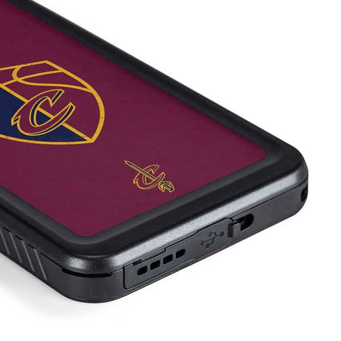 NBA Cleveland Cavaliers Distressed Galaxy S23 Waterproof Case