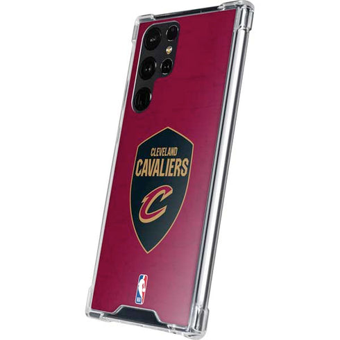 NBA Cleveland Cavaliers Distressed Galaxy S24 Ultra Clear Case