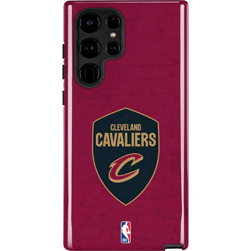 NBA Cleveland Cavaliers Distressed Galaxy S24 Ultra Impact Case