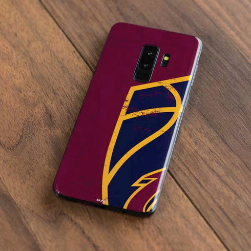 NBA Cleveland Cavaliers Distressed Galaxy S9 Plus Skin