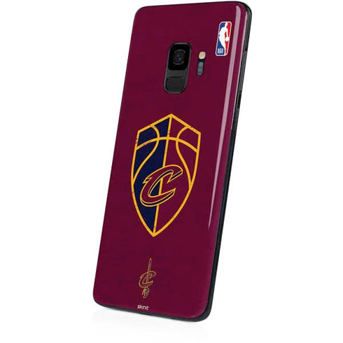 NBA Cleveland Cavaliers Distressed Galaxy S9 Skin