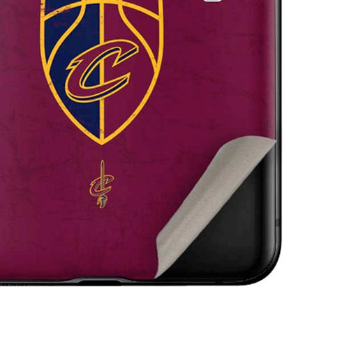 NBA Cleveland Cavaliers Distressed Galaxy Z Flip Skin