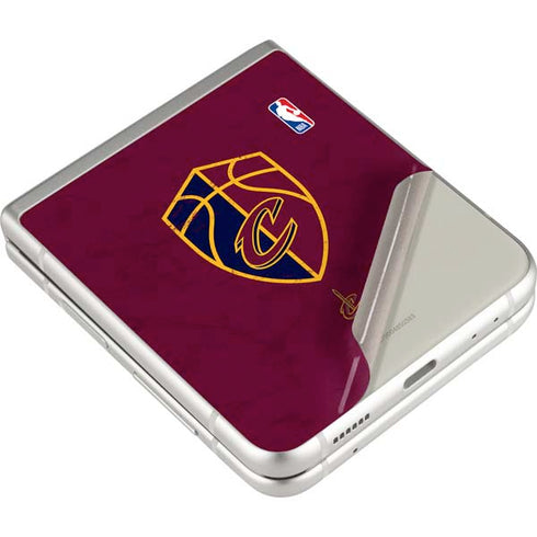 NBA Cleveland Cavaliers Distressed Galaxy Z Flip3 5G Skin